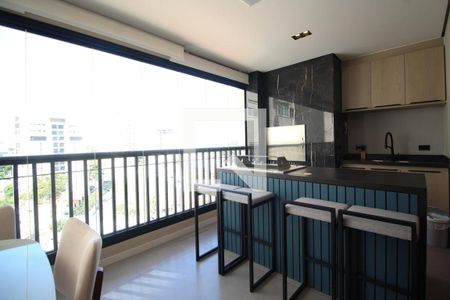 Varanda gourmet de apartamento à venda com 3 quartos, 160m² em Vila Paulicéia, São Paulo