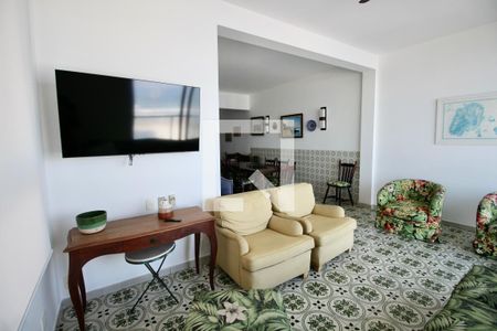 Sala de apartamento para alugar com 4 quartos, 160m² em Pitangueiras, Guarujá