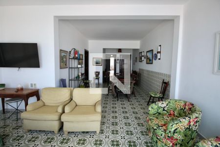 Sala de apartamento para alugar com 4 quartos, 160m² em Pitangueiras, Guarujá