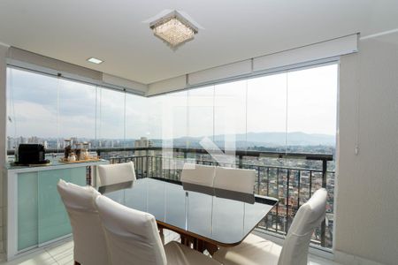 Varanda gourmet de apartamento à venda com 1 quarto, 56m² em Jardim Flor da Montanha, Guarulhos