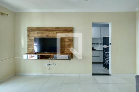 Sala de apartamento para alugar com 1 quarto, 55m² em Caiçara, Praia Grande