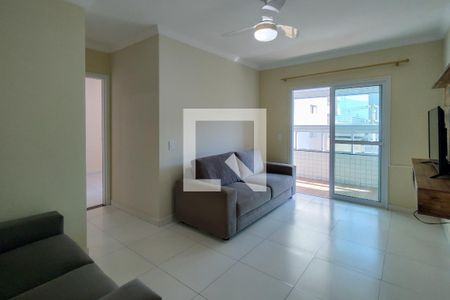 Sala de apartamento para alugar com 1 quarto, 55m² em Caiçara, Praia Grande