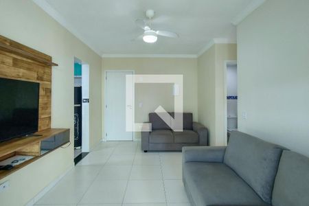 Sala de apartamento para alugar com 1 quarto, 55m² em Caiçara, Praia Grande