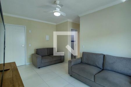 Sala de apartamento para alugar com 1 quarto, 55m² em Caiçara, Praia Grande