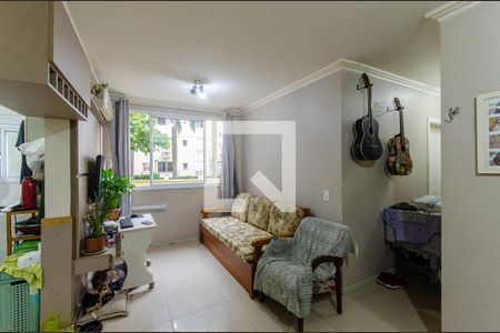 Sala de apartamento à venda com 3 quartos, 62m² em Cristal, Porto Alegre