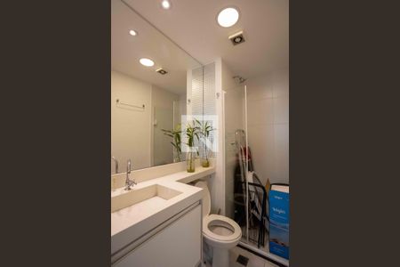 Banheiro Social de apartamento à venda com 2 quartos, 63m² em Centro, Diadema