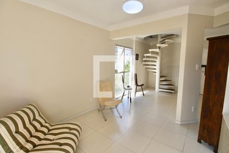 Sala de apartamento para alugar com 3 quartos, 135m² em Balneario Cidade Atlantica, Guarujá