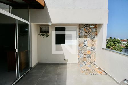 Área externa de apartamento para alugar com 3 quartos, 135m² em Balneario Cidade Atlantica, Guarujá