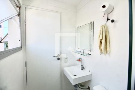 Banheiro Suíte de apartamento para alugar com 3 quartos, 135m² em Balneario Cidade Atlantica, Guarujá