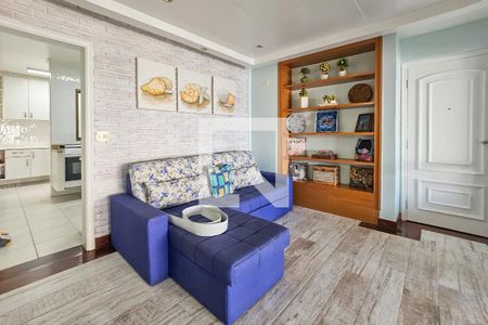 Sala de apartamento para alugar com 3 quartos, 150m² em Vila Alzira, Guarujá