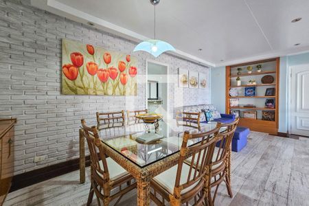 Sala de apartamento para alugar com 3 quartos, 150m² em Vila Alzira, Guarujá