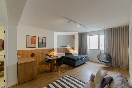 Sala / Dormitório / Cozinha de kitnet/studio para alugar com 1 quarto, 42m² em Centro Histórico, Porto Alegre