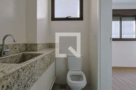 Banheiro da Suíte 1 de apartamento à venda com 2 quartos, 58m² em São Pedro, Belo Horizonte