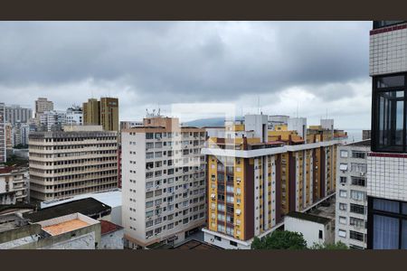 Vista da Sala de apartamento para alugar com 4 quartos, 117m² em Gonzaga, Santos
