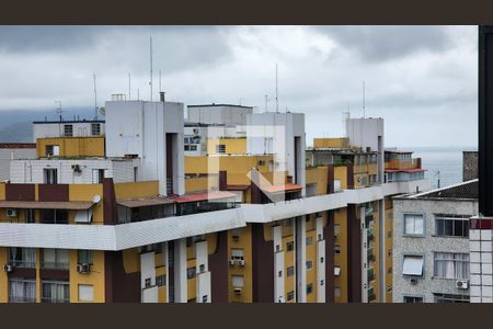 Vista da Sala de apartamento para alugar com 4 quartos, 117m² em Gonzaga, Santos