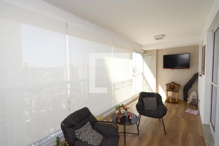Varanda gourmet de apartamento à venda com 3 quartos, 124m² em Jardim Consorcio, São Paulo