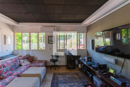 Sala de TV de casa de condomínio à venda com 4 quartos, 400m² em Jardim Santa Marcelina, Campinas