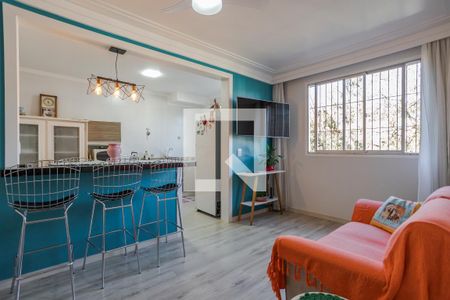 Sala de apartamento à venda com 3 quartos, 75m² em Parque Santa Fé, Porto Alegre