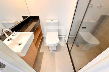 Studio para alugar com 17m², 1 quarto e sem vaga Studio para alugar com 17m², 1 quarto e sem vagaBanheiro