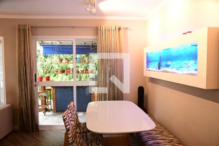 Sala de casa de condomínio para alugar com 3 quartos, 161m² em Chácara Pavoeiro, Cotia
