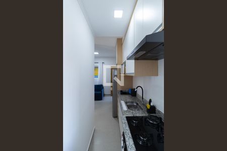 Sala e Cozinha Integrada de apartamento para alugar com 2 quartos, 35m² em Vila Santana, São Paulo