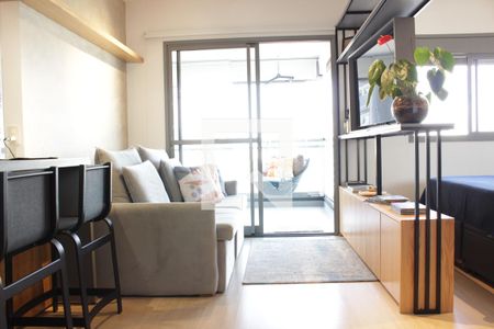 Sala de apartamento para alugar com 1 quarto, 49m² em Pinheiros, São Paulo