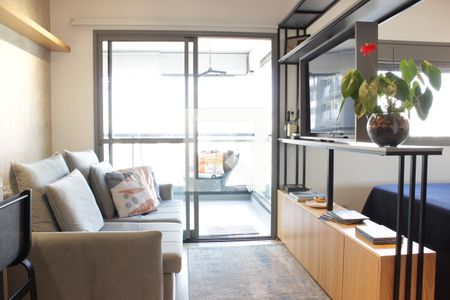 Sala de apartamento para alugar com 1 quarto, 49m² em Pinheiros, São Paulo