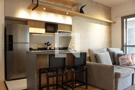 Apartamento para alugar com 49m², 1 quarto e 1 vagaCozinha Americana