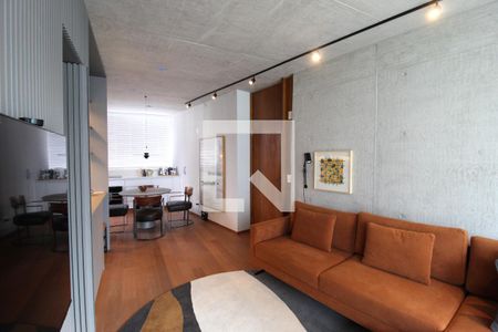 Sala de apartamento à venda com 1 quarto, 63m² em Vila Nova Conceição, São Paulo