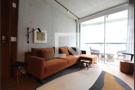 Sala de apartamento à venda com 1 quarto, 63m² em Vila Nova Conceição, São Paulo