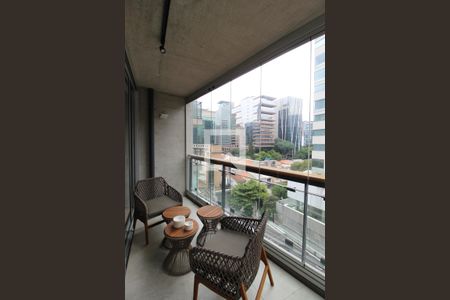 Apartamento à venda com 63m², 1 quarto e 2 vagasVaranda