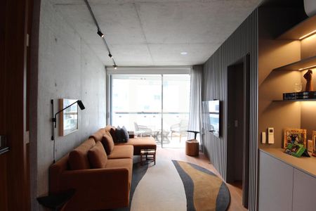 Sala de apartamento à venda com 1 quarto, 63m² em Vila Nova Conceição, São Paulo