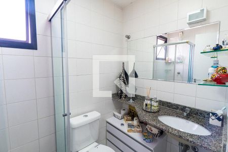 Banheiro da Suíte de apartamento à venda com 1 quarto, 35m² em Jardim Brasil (zona Sul), São Paulo