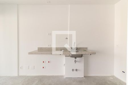 Cozinha de kitnet/studio à venda com 1 quarto, 31m² em Indianópolis, São Paulo