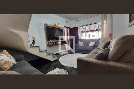 Sala de casa para alugar com 4 quartos, 168m² em Parque Marajoara, Santo André