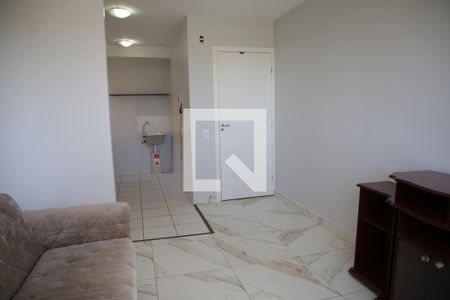 Sala de apartamento para alugar com 2 quartos, 49m² em Residencial Barcelona, Goiânia