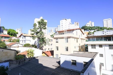 Vista  de apartamento à venda com 2 quartos, 55m² em São Pedro, Belo Horizonte