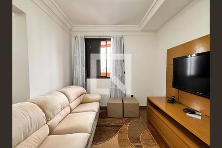 Sala de TV de apartamento para alugar com 3 quartos, 160m² em Centro, Santo André