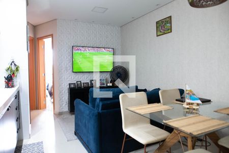 Sala de apartamento à venda com 2 quartos, 90m² em Parque Erasmo Assunção, Santo André