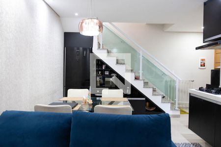 Sala de apartamento à venda com 2 quartos, 90m² em Parque Erasmo Assunção, Santo André