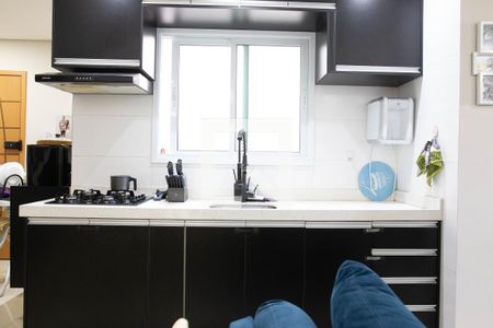 Sala e Cozinha de apartamento à venda com 2 quartos, 90m² em Parque Erasmo Assunção, Santo André