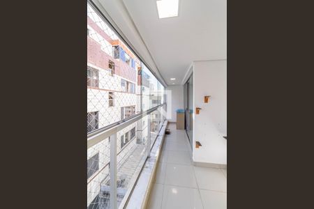 Varanda da sala 1 de apartamento à venda com 3 quartos, 200m² em Castelo, Belo Horizonte
