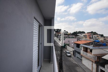 Varanda do Quarto de apartamento para alugar com 2 quartos, 28m² em Jardim Santo Antonio, São Paulo