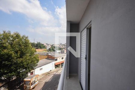 Varanda do Quarto de apartamento para alugar com 1 quarto, 28m² em Jardim Santo Antonio, São Paulo