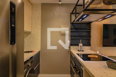 Cozinha  de apartamento para alugar com 1 quarto, 35m² em Vila Guarani (z Sul), São Paulo