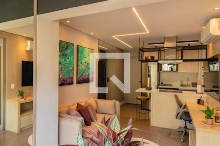 Sala  de apartamento para alugar com 1 quarto, 35m² em Vila Guarani (z Sul), São Paulo