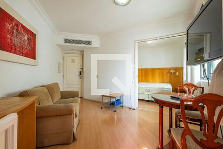 Sala/Cozinha de apartamento para alugar com 1 quarto, 32m² em Cerqueira César, São Paulo