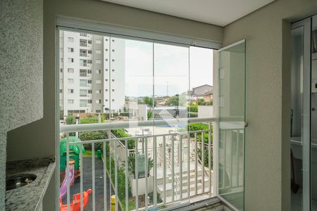 Varanda gourmet de apartamento à venda com 2 quartos, 63m² em Jardim São Caetano, São Caetano do Sul