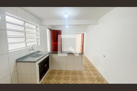 Sala - Cozinha de casa para alugar com 1 quarto, 35m² em Vila Suica, Santo André
