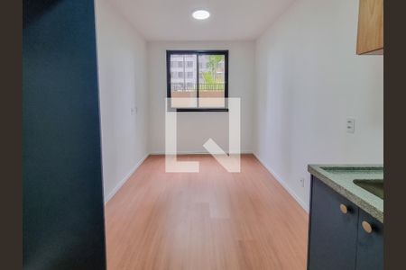 Sala e Cozinha de kitnet/studio para alugar com 1 quarto, 24m² em Butantã, São Paulo